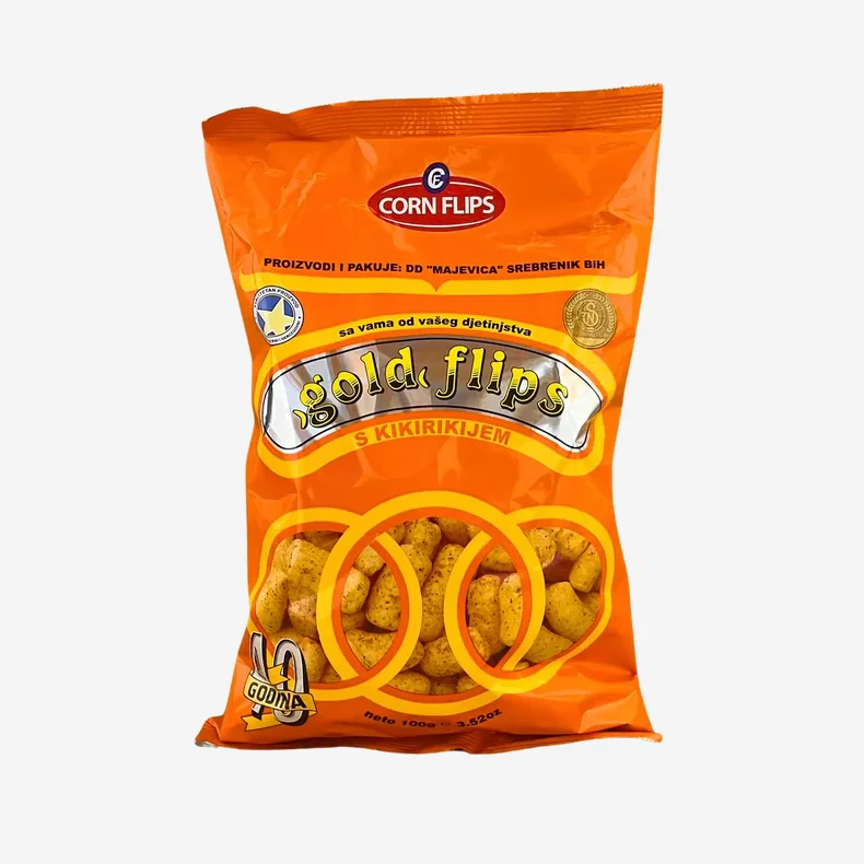 Corn Flips - Goldflips Original friskmalet jordn�dder 140gr