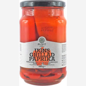 Plivit Trade - Grillede peberbrugter 680gr