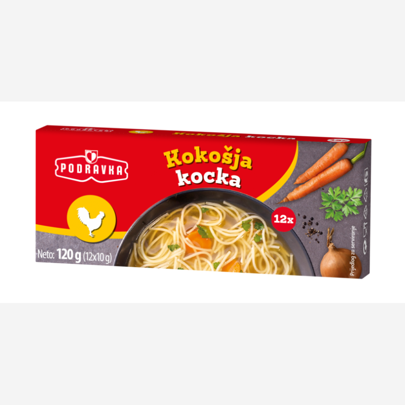 Podravka - Kyllinge terninger 120gr