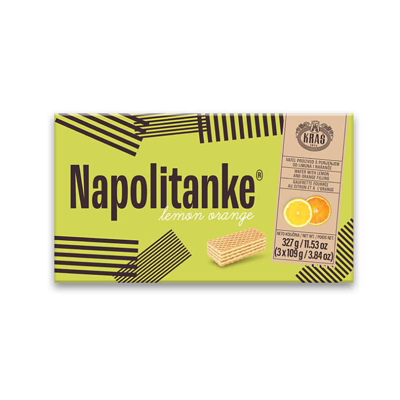 Kras - Napolitanke Lemon Orange 420gr