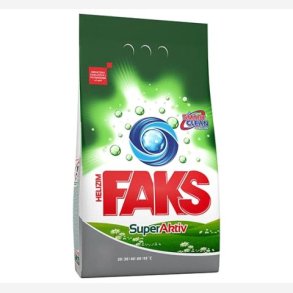 Faks Super Aktiv - 9kg vaskepulver