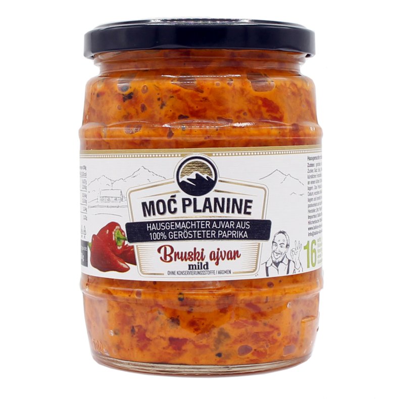 Ajvar mild - Moc Planine 580gr