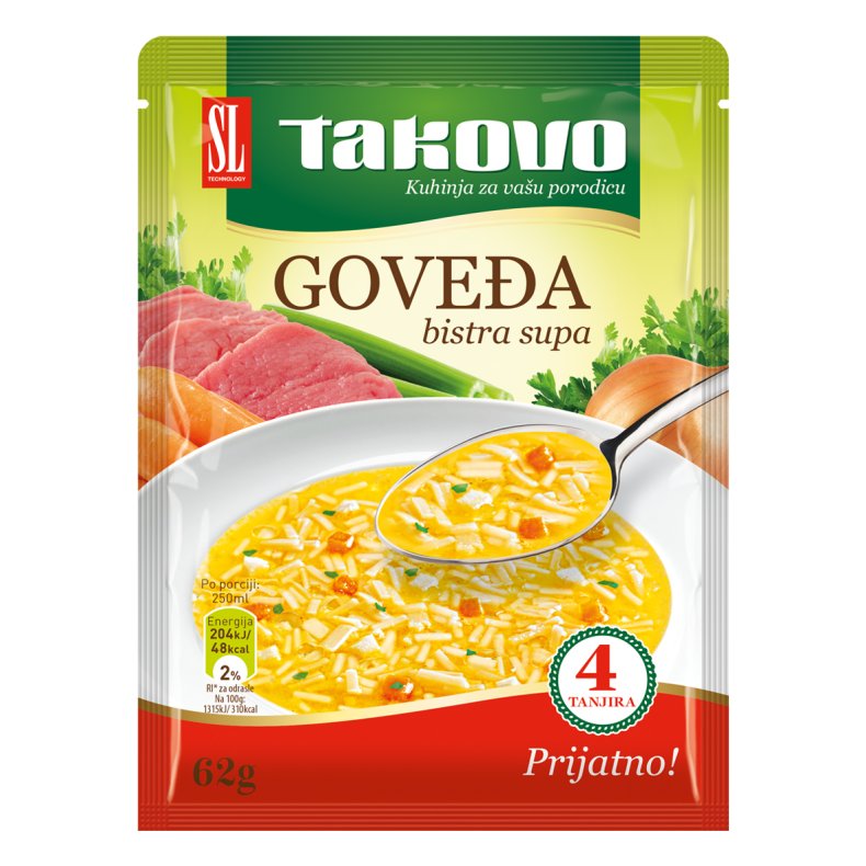 Takovo - Oksek�dssuppe 62gr