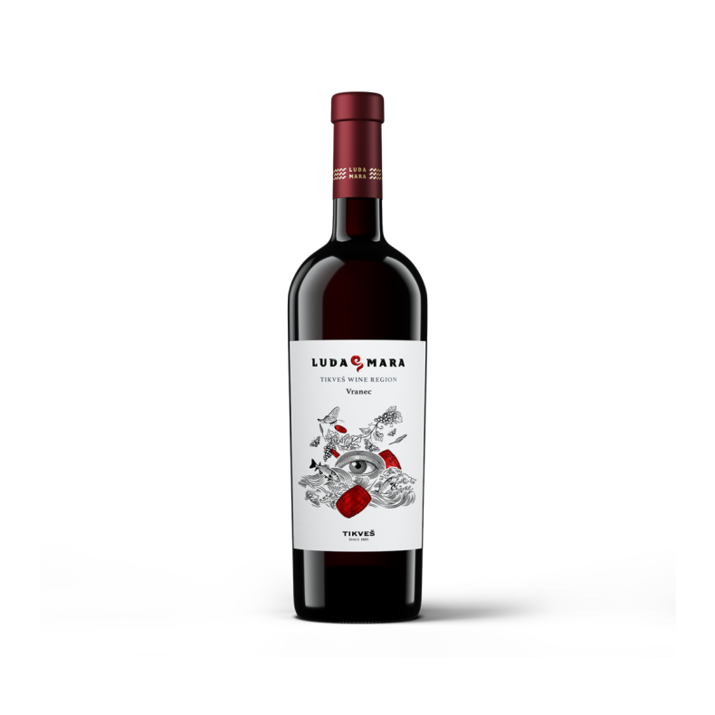 Tikves. - Luda Mara - Vranac - Rdvin 0,75l