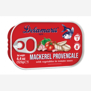 Delamaris - Provencale Makrel med tomat 125gr