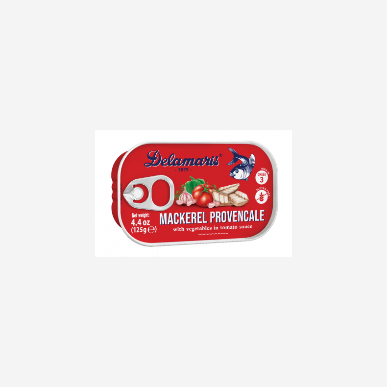 Delamaris - Provencale Makrel med tomat 125gr