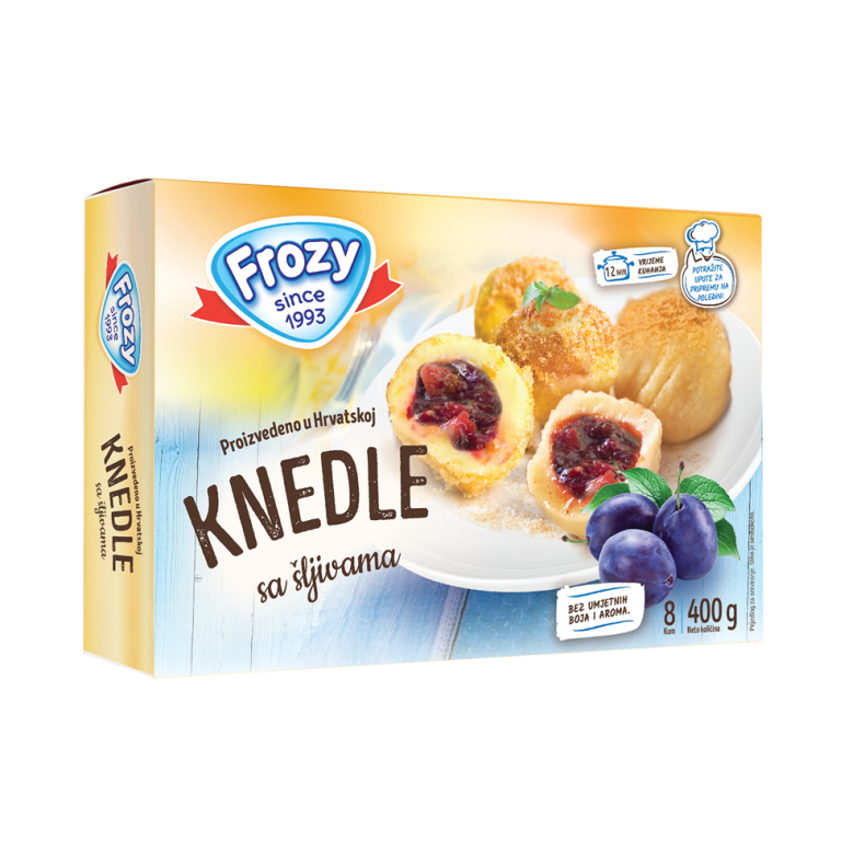 Frozy - Knedle/Dumplings med blommer