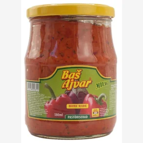 Bas Ajvar mild 580gr