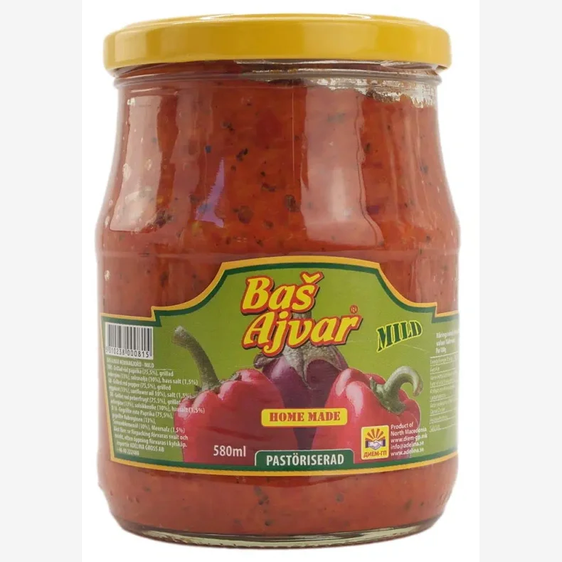 Bas Ajvar mild 580gr