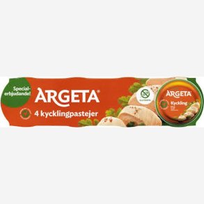 Argeta Chicken 95 gr - 3+1 - 380gr
