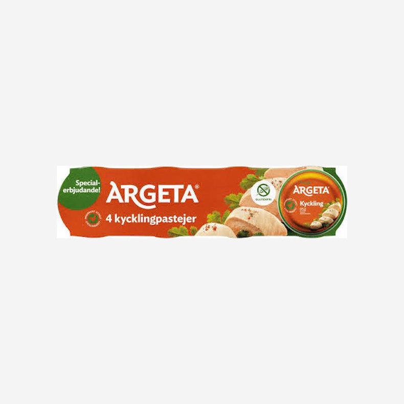 Argeta Chicken 95 gr - 3+1 - 380gr