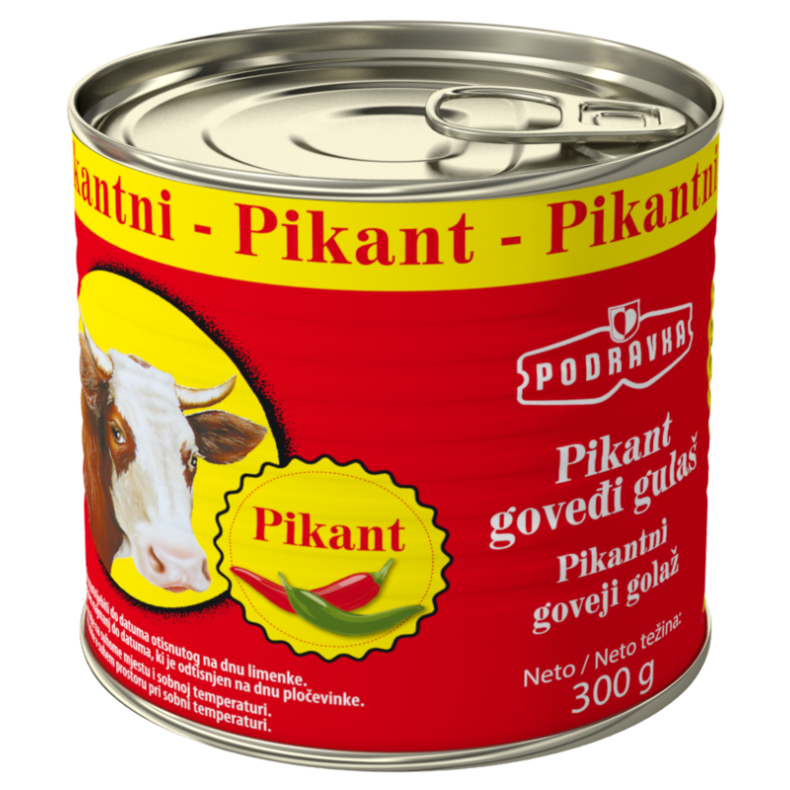 Podravka  - Oksegulasch pikant 300gr