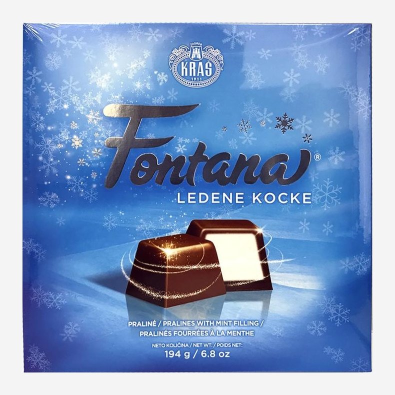Kras - Fontana chokolade terninger 194gr