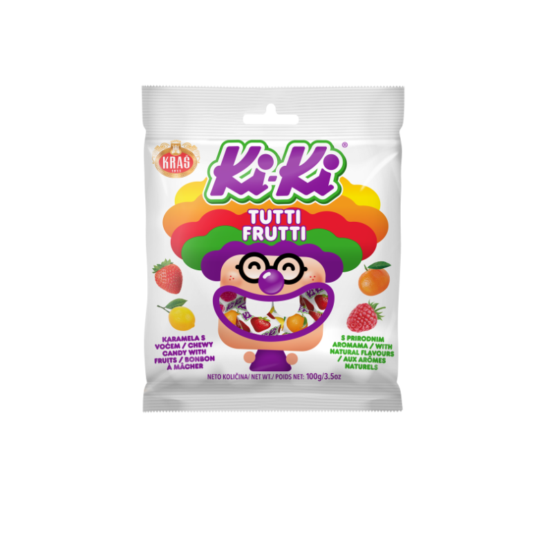 Ki-Ki Tutti Frutti Kras 100gr