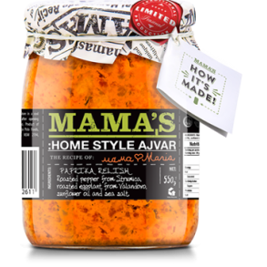 Mamas Home style  - Ajvar mild - 550 gr