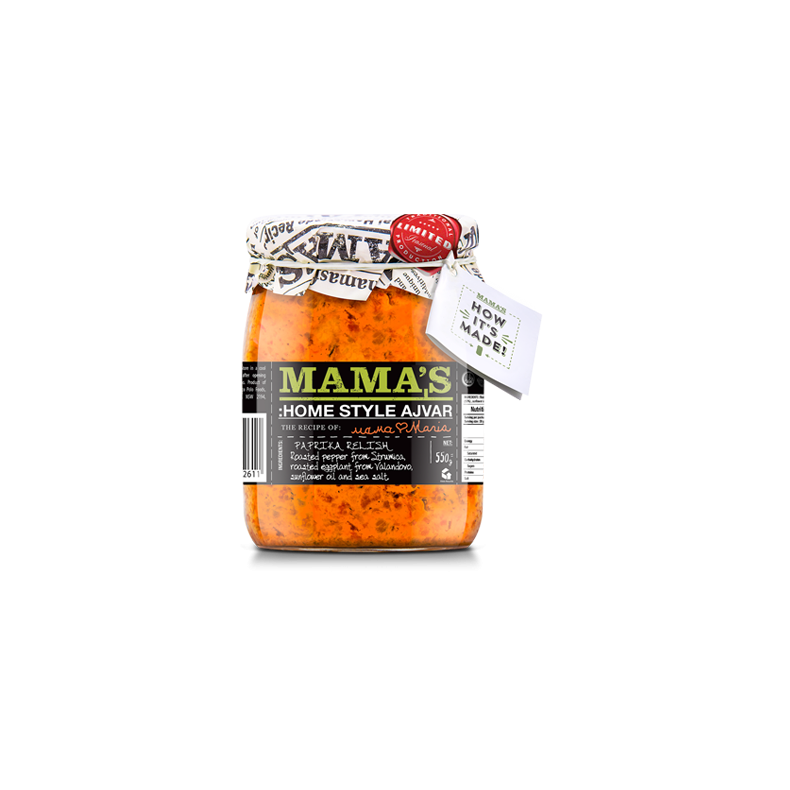 Mamas Home style  - Ajvar mild - 550 gr
