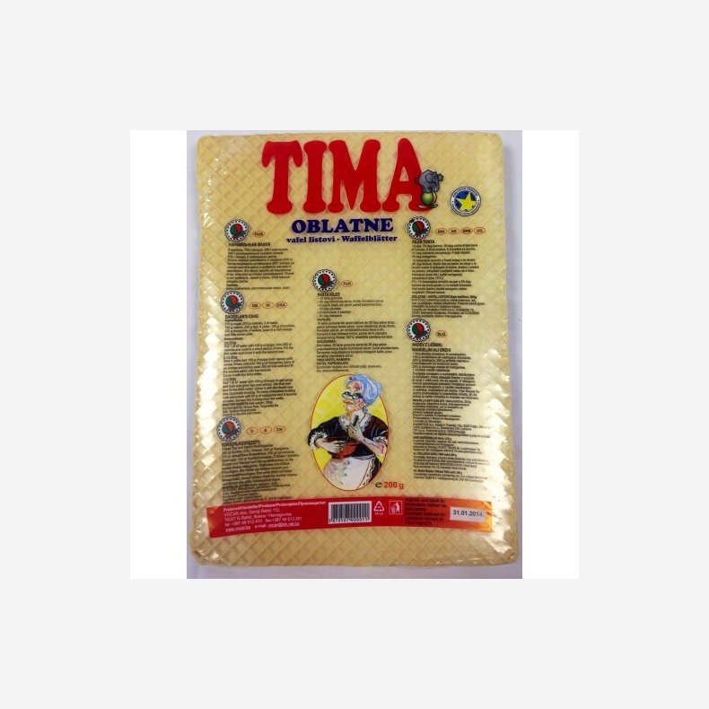 Tima - Vaffelplader 200gr