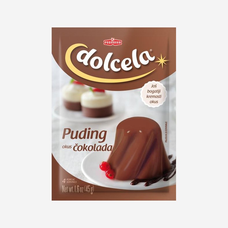 Dolcela - chokolade budding
