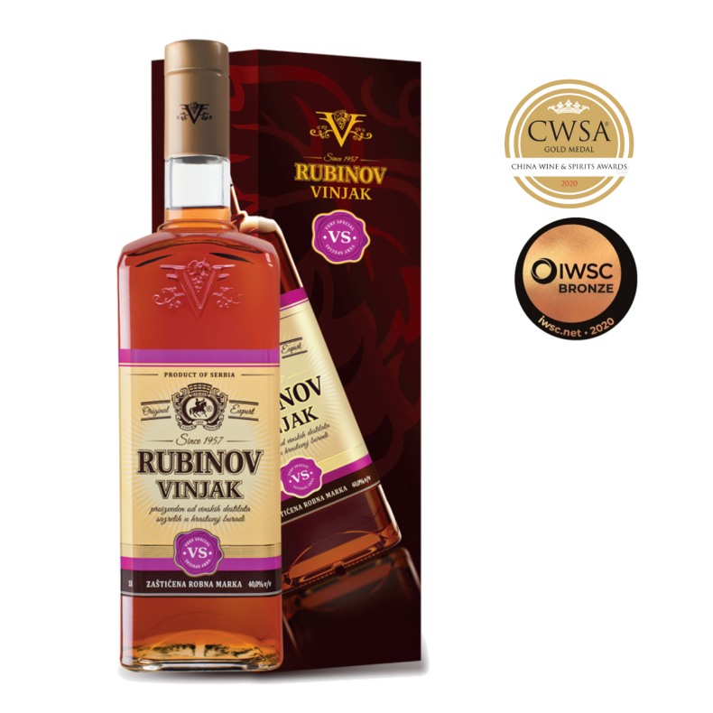 Rubinov - Vinjak  - 1l -  40%