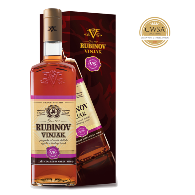 Rubin - Vinjak 40% vol -  0,5l
